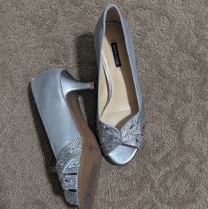 Alex Marie silver heels Cinderella silver 6